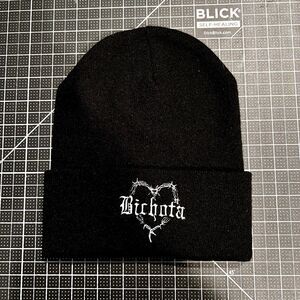 NWOT Brandless - Fine Gauge Acrylic "Bichota" Beanie One Size - Black